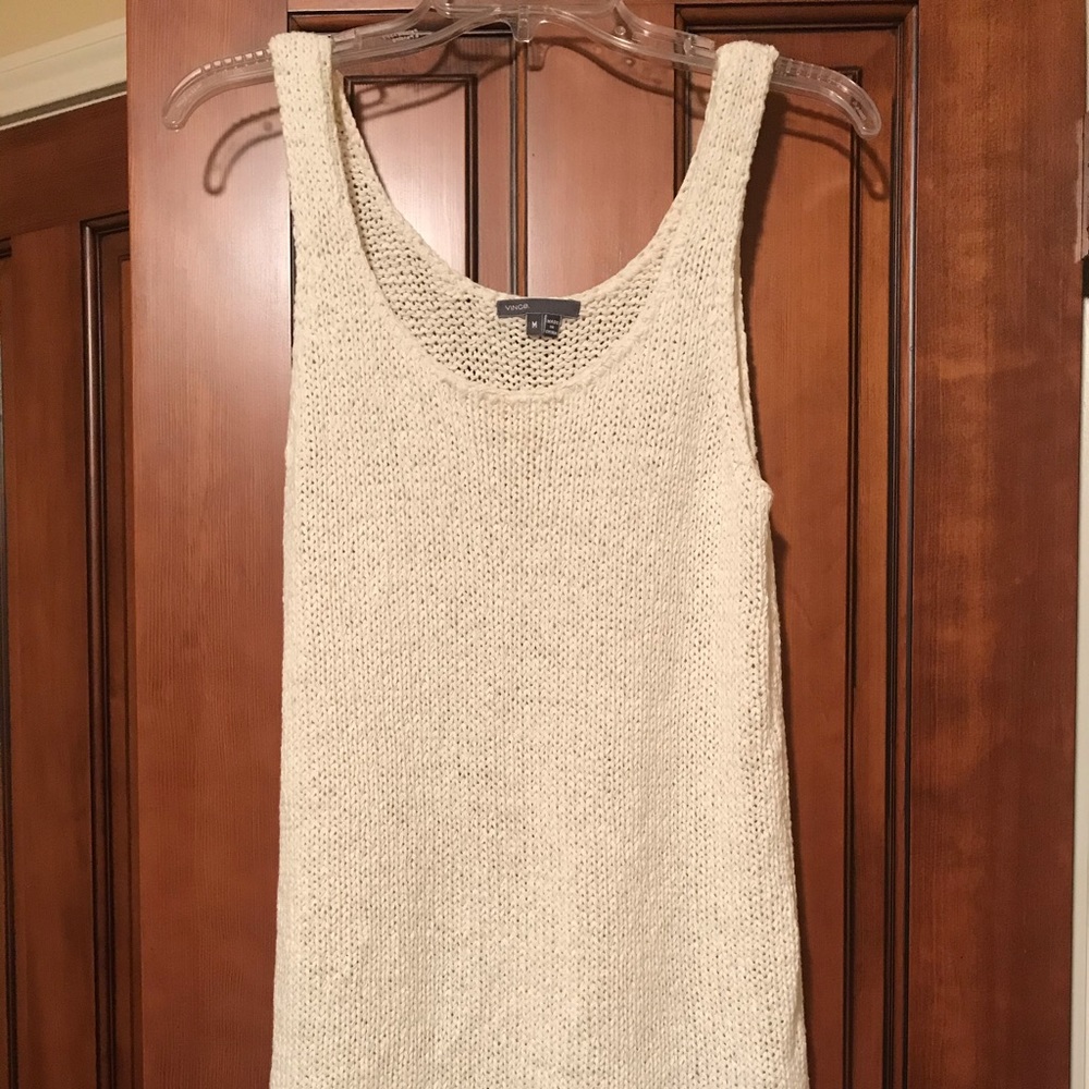 Vince size med. chunky sweater knit tank
